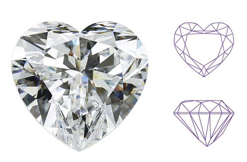 Heart Shaped Diamond Heart Shaped Diamond