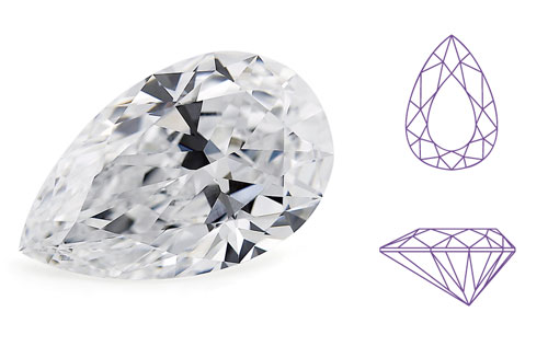 Pear Cut Diamond Pear Cut Diamond